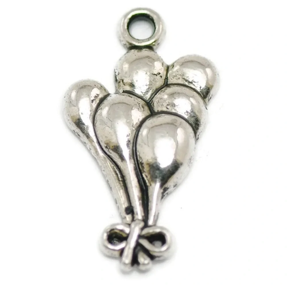 8pcs Balloons Charms, birthday party celebration, jewelry making supplies